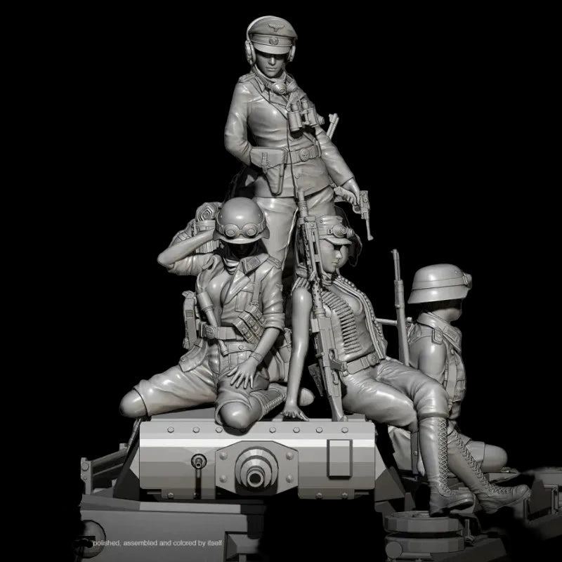 1/35 Scale Women in World War II: Panzerkampfwagen IV Crew | Resin Model Collection