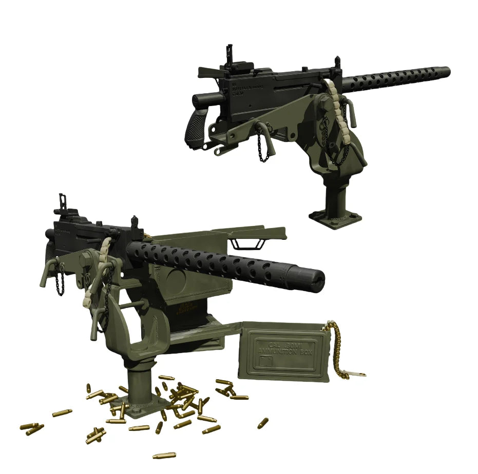 1/16 1/35 M1919A4 .30 Cal Tank Mount Kit | WWII Machine Gun Set