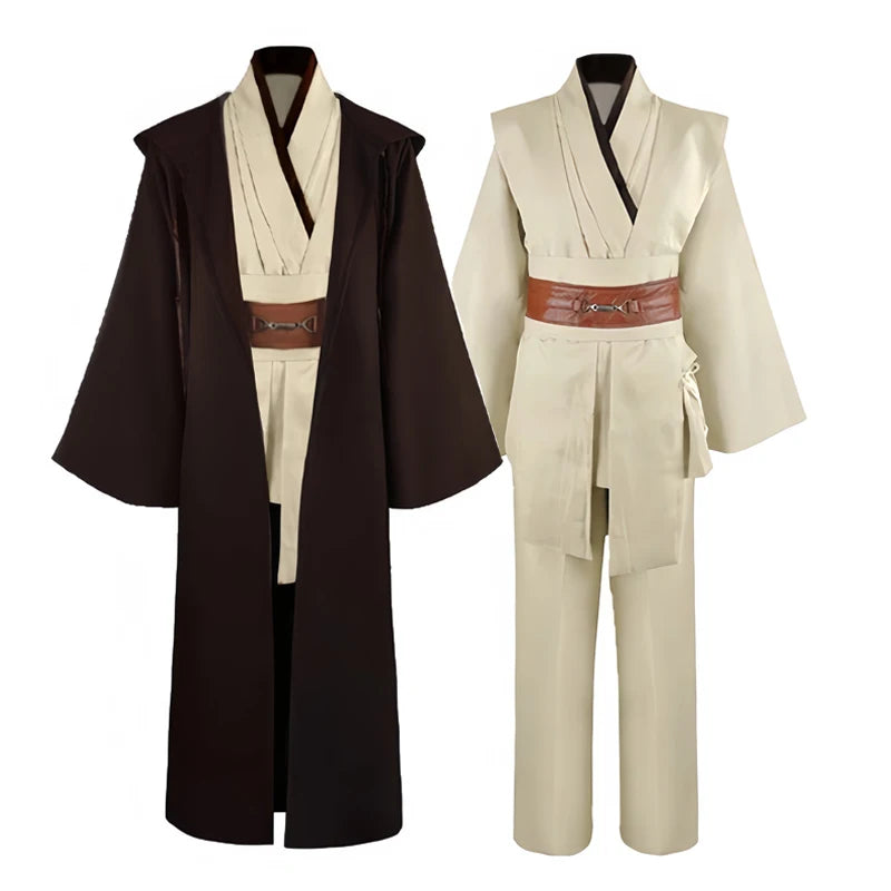 Obi Wan Kenobi Jedi Knight - High Quality Costume Robe for Men – Tunic Cosplay Outfit