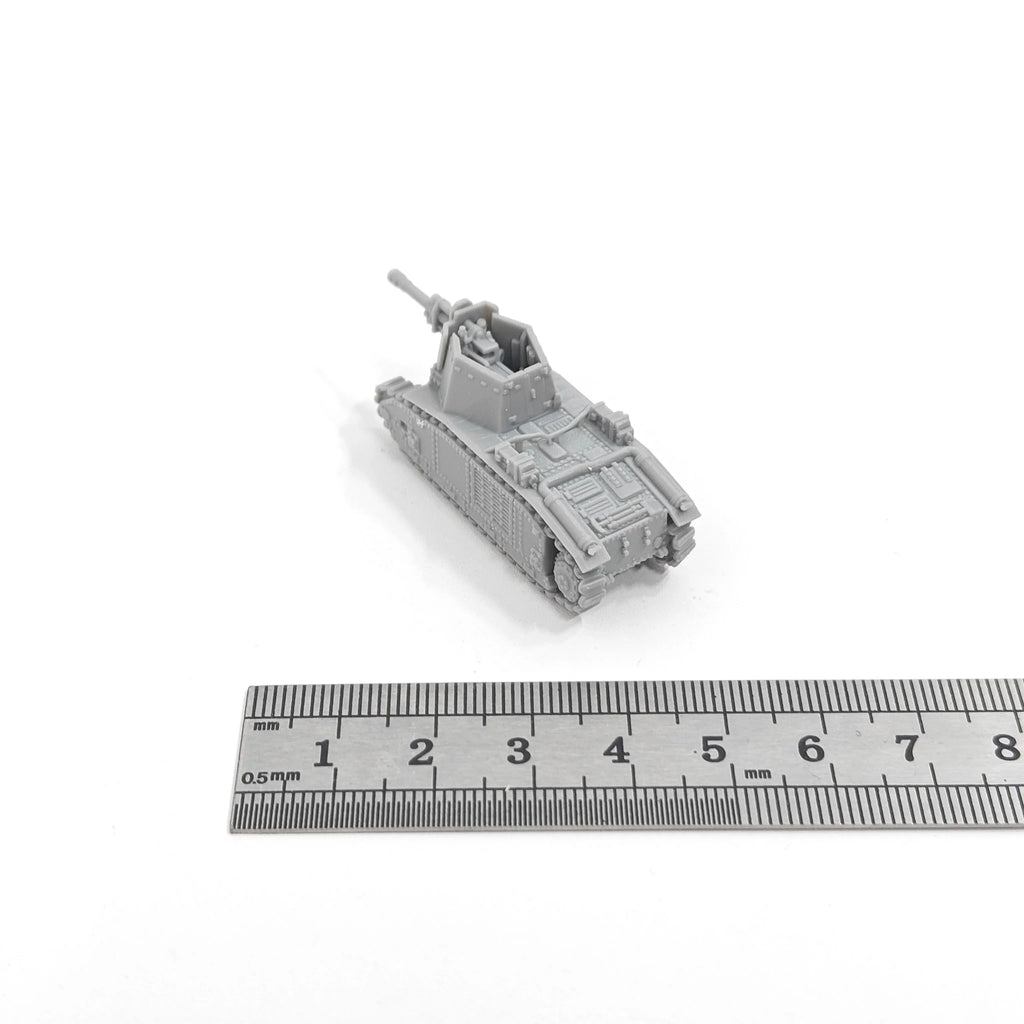 1/144 Scale 10.5 cm leFH 18/3 (Sf.) auf Geschützwagen B2(f) | WWII German Self-Propelled Howitzer Model Kit Unassembled - R Supply Store