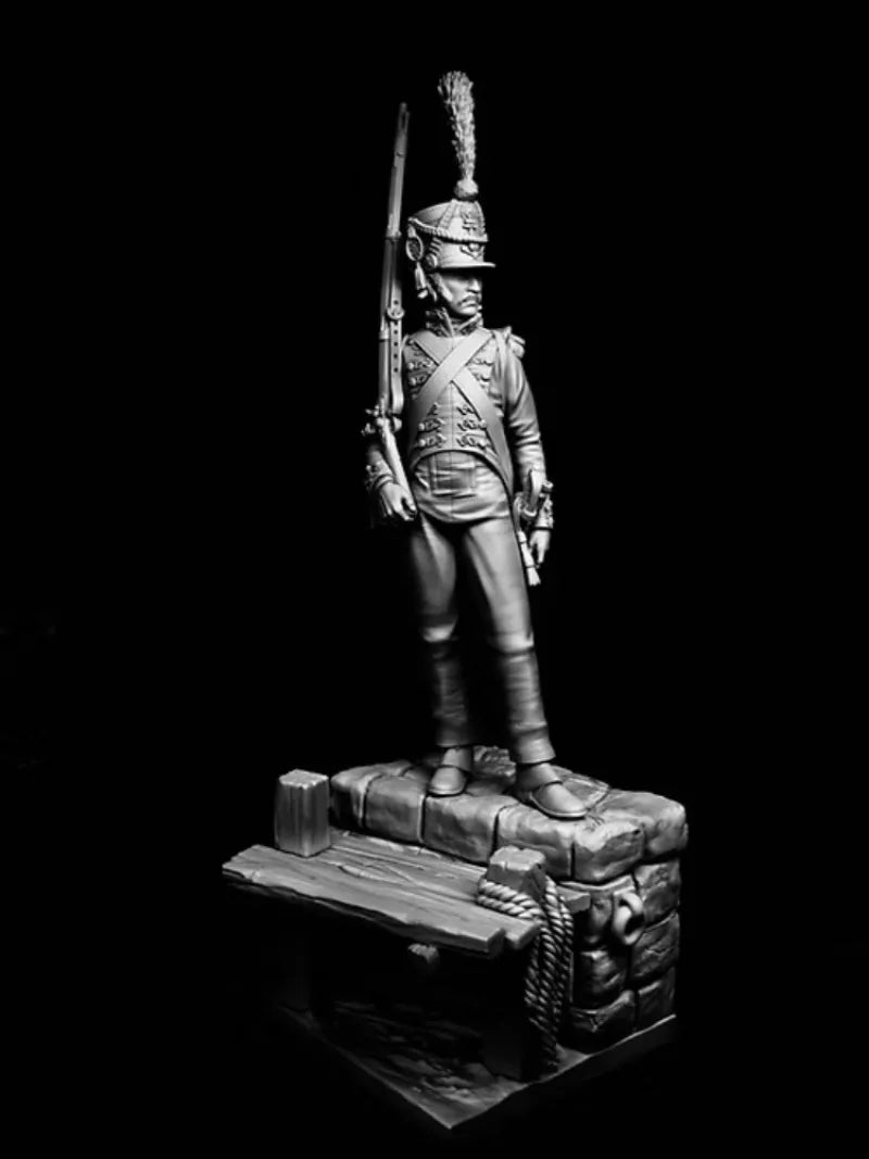 1/16 Scale (120mm) Napoleonic British Marine/Infantry Figure Resin Kit - Unassembled