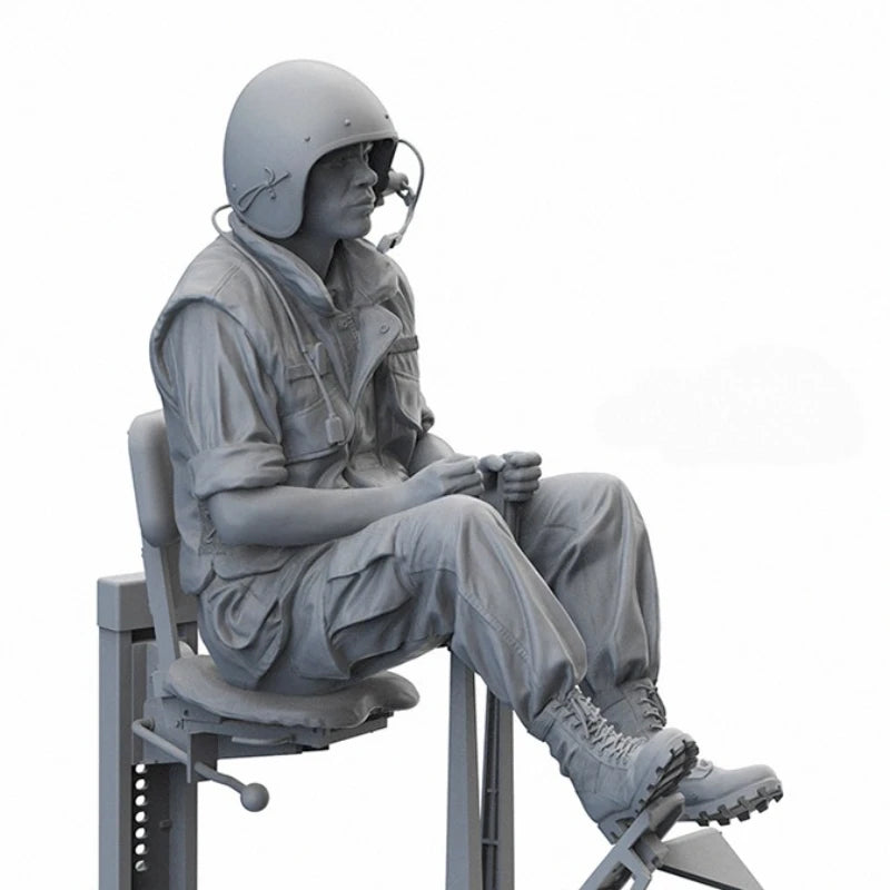 1/16 Scale Die-Cast Resin Figure Model Kit Armored Personnel Carrier Driver Unassembled and Unpainted - R Supply Store