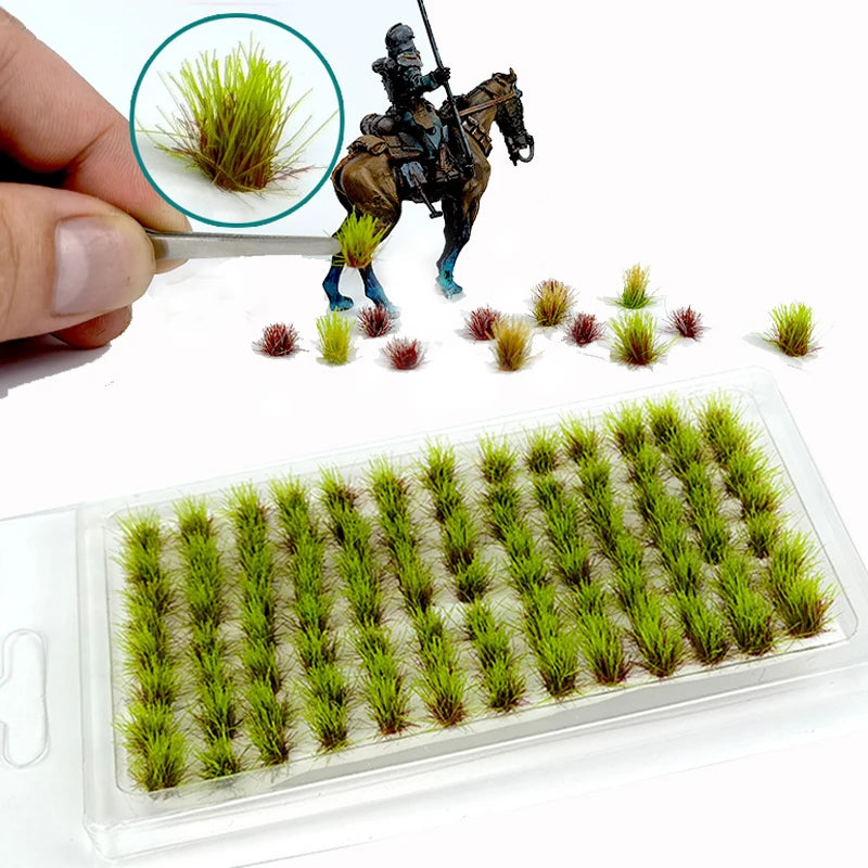 104-Piece Professional Static Grass Tuft Set | 5mm & 8mm Mixed Sizes