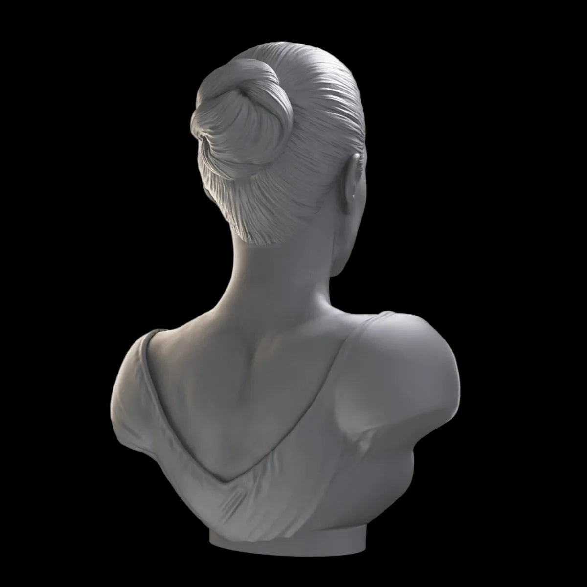 1/10 Realistic Female Portrait Bust Resin GK | Elegant Sculpt