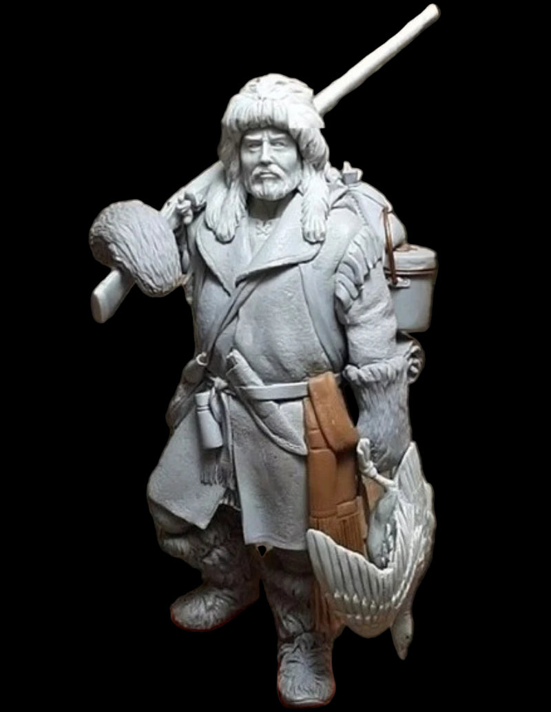 1/24 Scale Die-Cast Resin Figure Model Kit Mountain Man Hobby Miniature Toys Unassembled and Unpainted DIY Diorama - R Supply Store