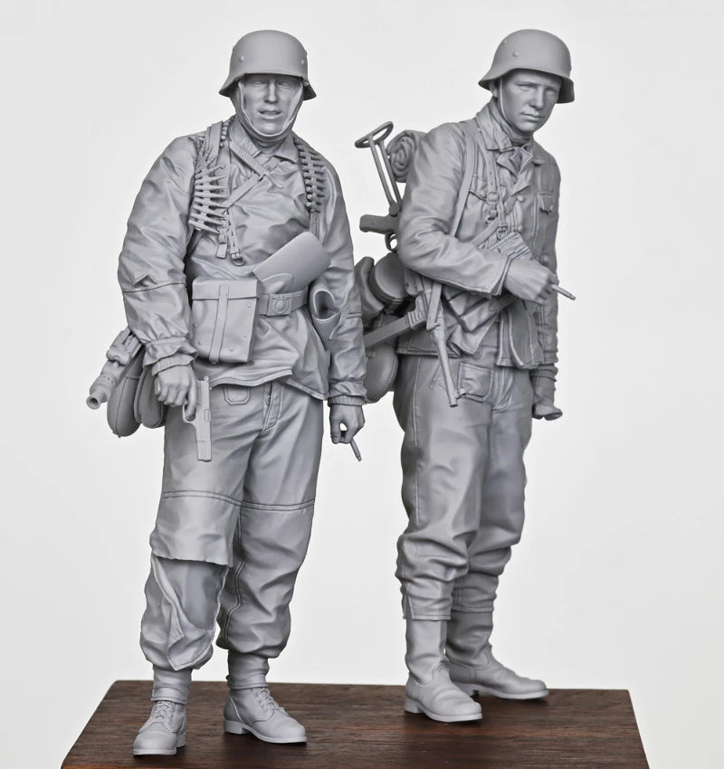 1/16 Poteau Ambush WWII Resin Kit | Gunner & Squad Leader 2 Figures - R Supply Store