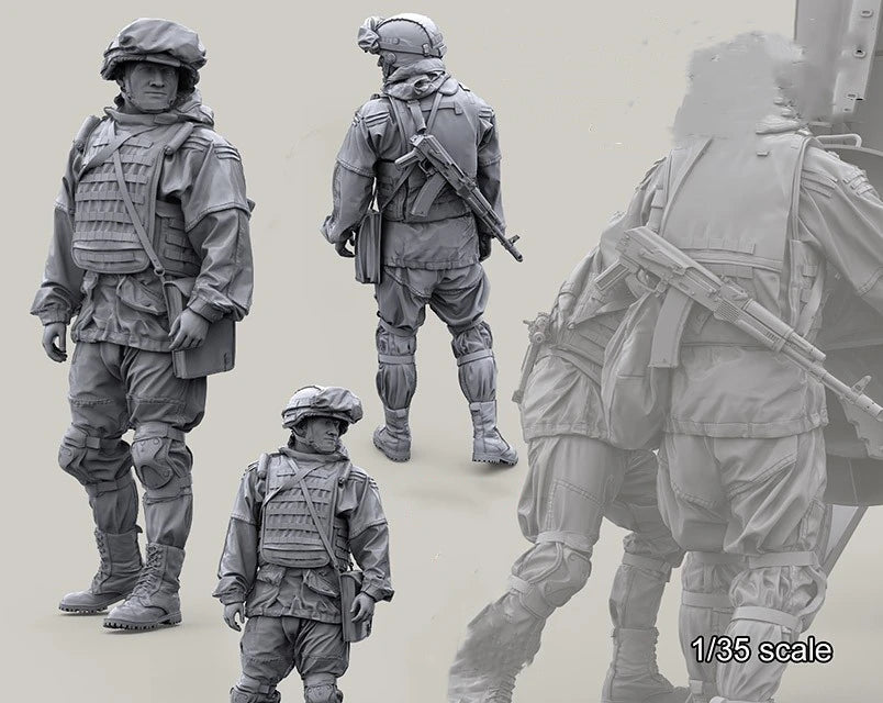 1/35 Modern Russian/Eastern Bloc Artillery Crew Resin Figure Set (x4)