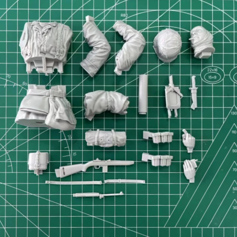 1/10 Scale Die-Cast Resin Bust Model Kit Poteau Ambush Rifleman Statue Unassembled and Unpainted - R Supply Store