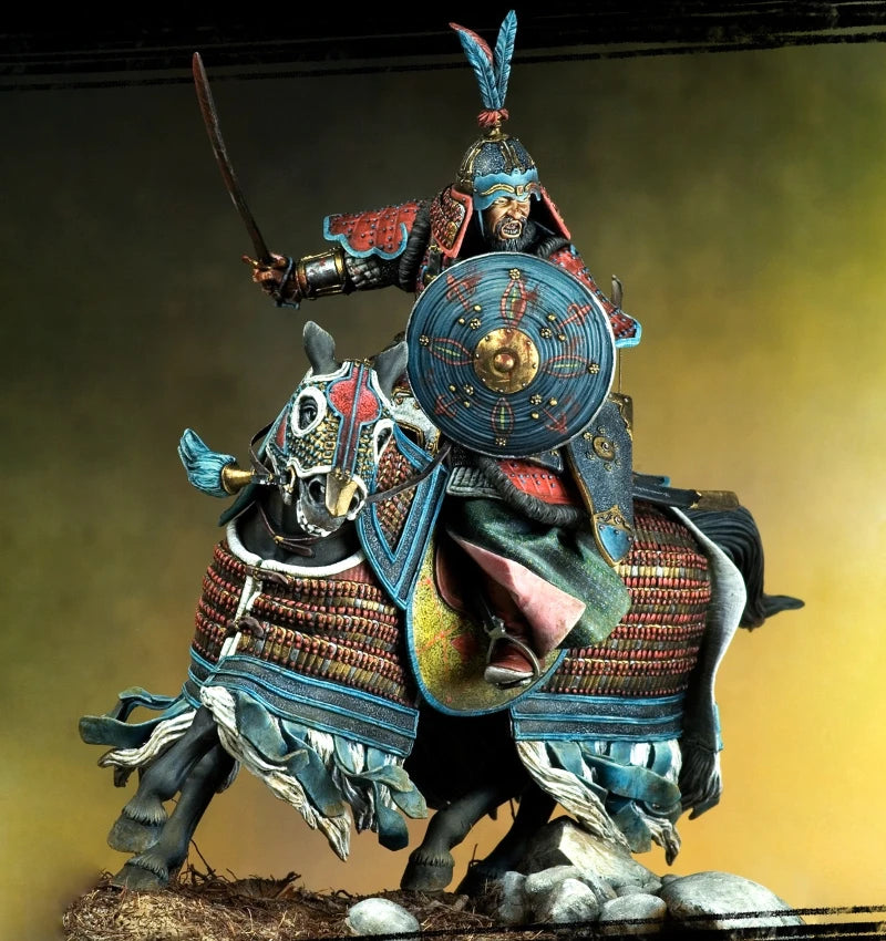 1/20 Scale 90mm Die-Cast Resin Figure Model Kit Ancient Heavy Cavalry Hobby Miniature Toys Unassembled Unpainted DIY Diorama - R Supply Store