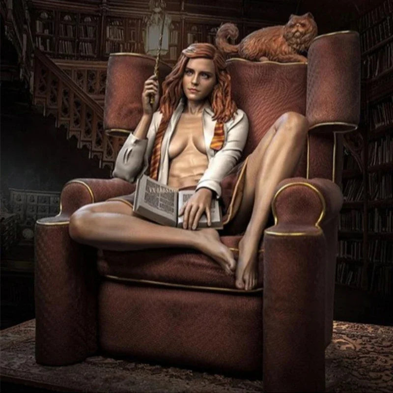 1/24 Scale DieCast Resin Figure Model Kit Sexy Wizardess on The Sofa NSFW Hobby Miniature Toys Unassembled Unpainted DIY Diorama - R Supply Store