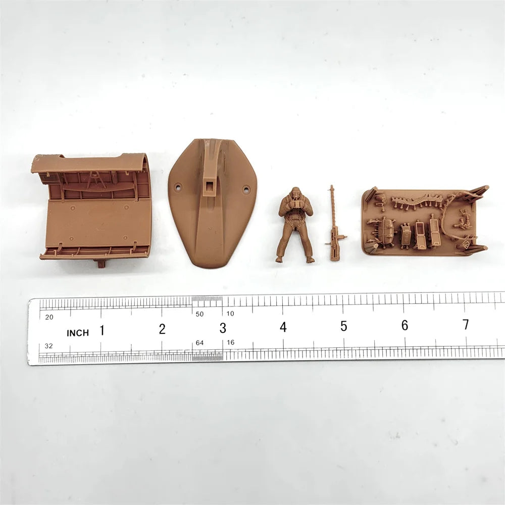 1/48 & 1/72 Scale WWII Bomber Waist Gunner / Ball Turret Crew Resin Model Kit - B-17 Flying Fortress