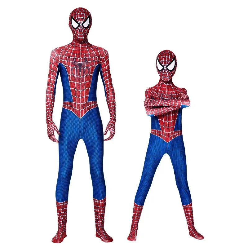 Adult Spider-Man Cosplay Costume - Jumpsuit 3D Style Spandex Superhero Zentai Suit Halloween Party
