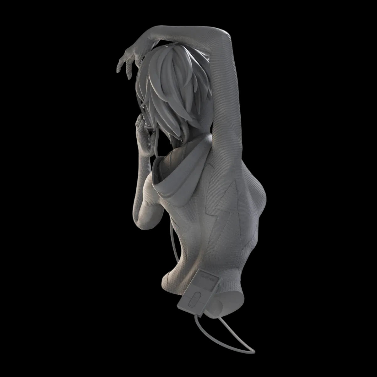 1/10 Spider-Gwen Bust Resin GK | Superhero Music Style Model