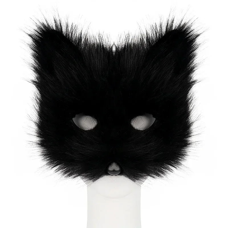 Halloween Ball Masks Animal Wolf Fox Make-up Masks For Men and Women Animation Exhibition Cosplay Festival Performance Props