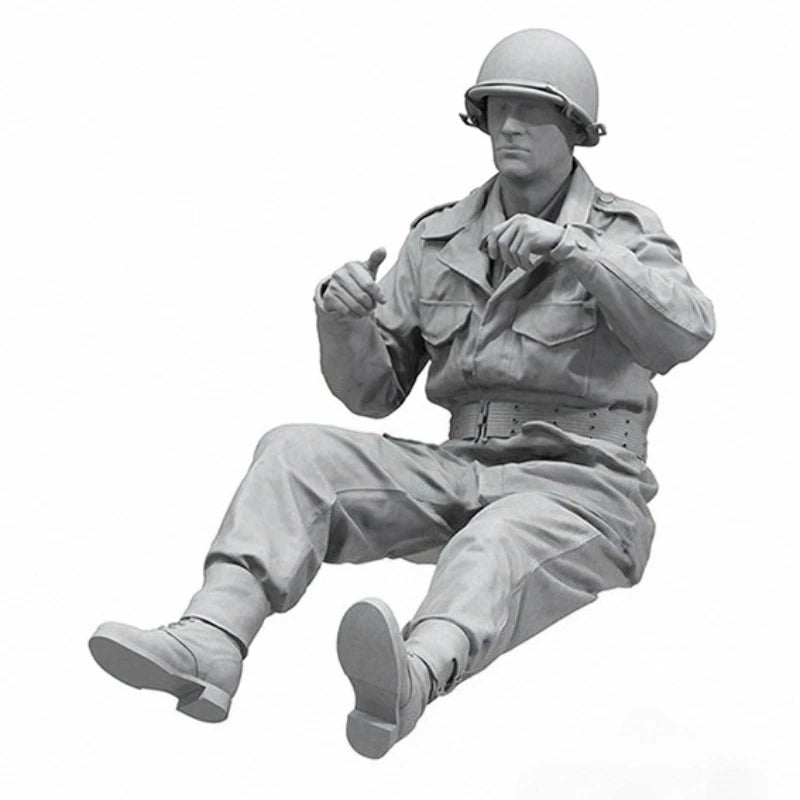 1/16 Scale US M8 Armored Vehicle Driver Resin Figure Model Kit - R Supply Store