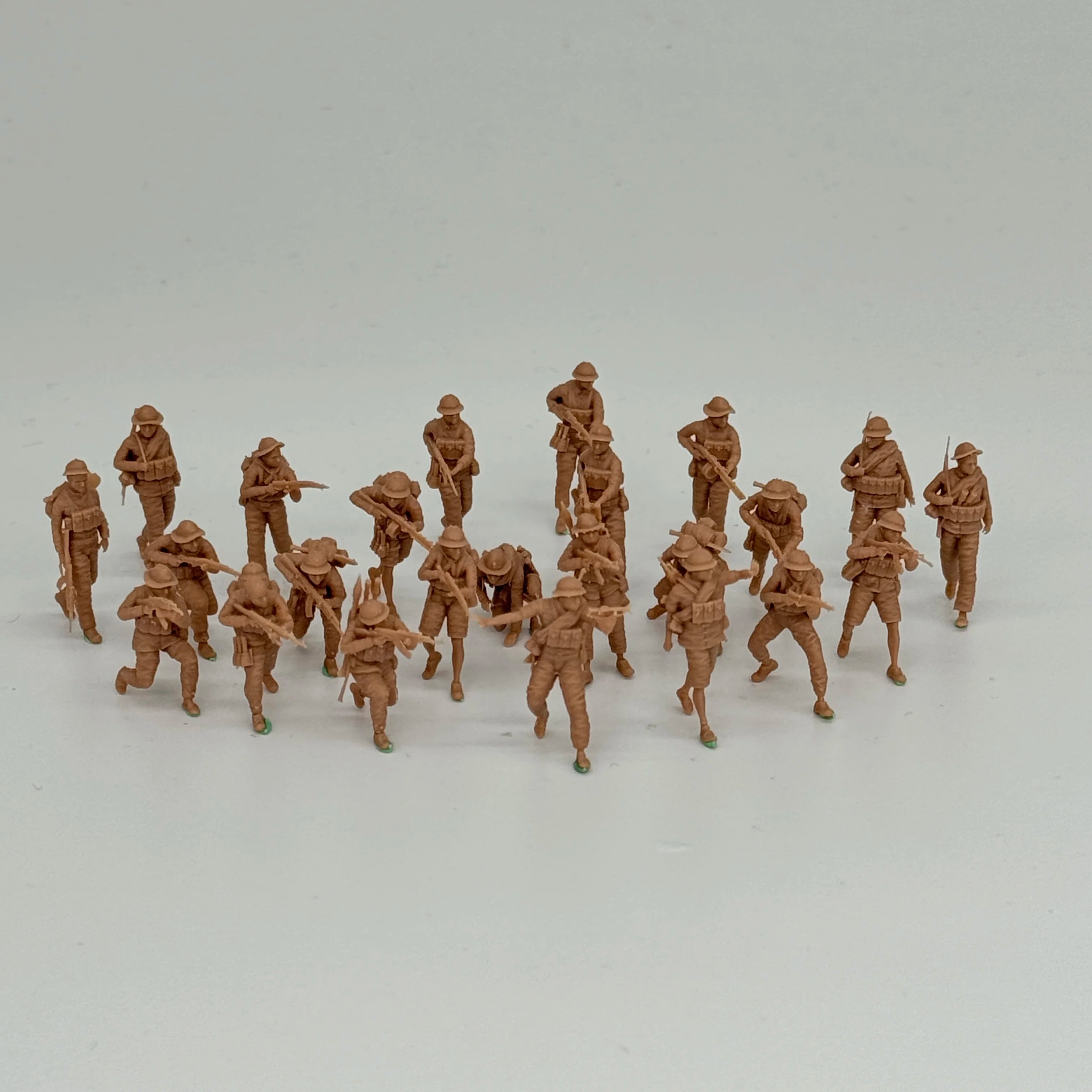 1/72 Scale Vietnam War Viet Cong & NVA "Hunter-Killer" Team Resin Figure Set (24 Figures) - Jungle Combat Miniatures