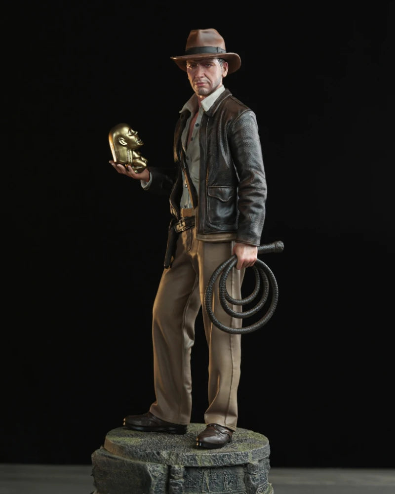 1/24 Scale DieCast Resin Figure Model Kit Cowboy Adventurer Indiana Jones Hobby Miniature Toys Unassembled Unpainted DIY Diorama - R Supply Store