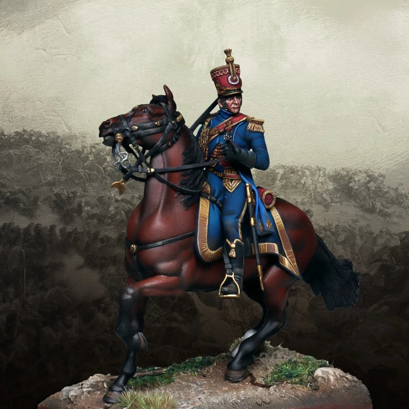 1/32 Scale 54mm Die-Cast Resin Figure Model Kit Captain Gaetan Joseph Prosper Hobby Miniature Toys Unassembled Unpainted Diorama - R Supply Store