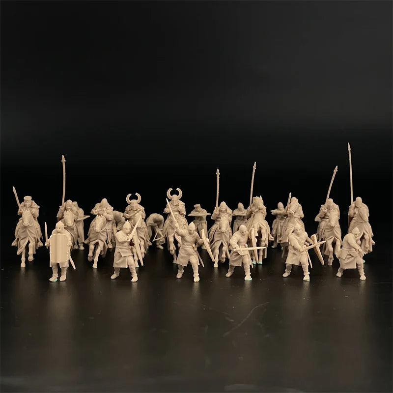 1/72 Scale Teutonic Order / Medieval Knight Cavalry & Crossbowman Resin Figure Set (23 Figures) - Battle of Tannenberg