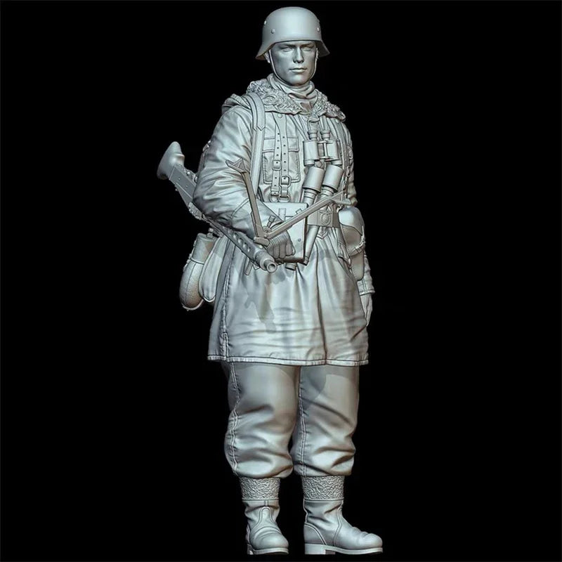 1/16 WWII German Gunner Eastern Front Resin Model Kit (Unassembled) - R Supply Store