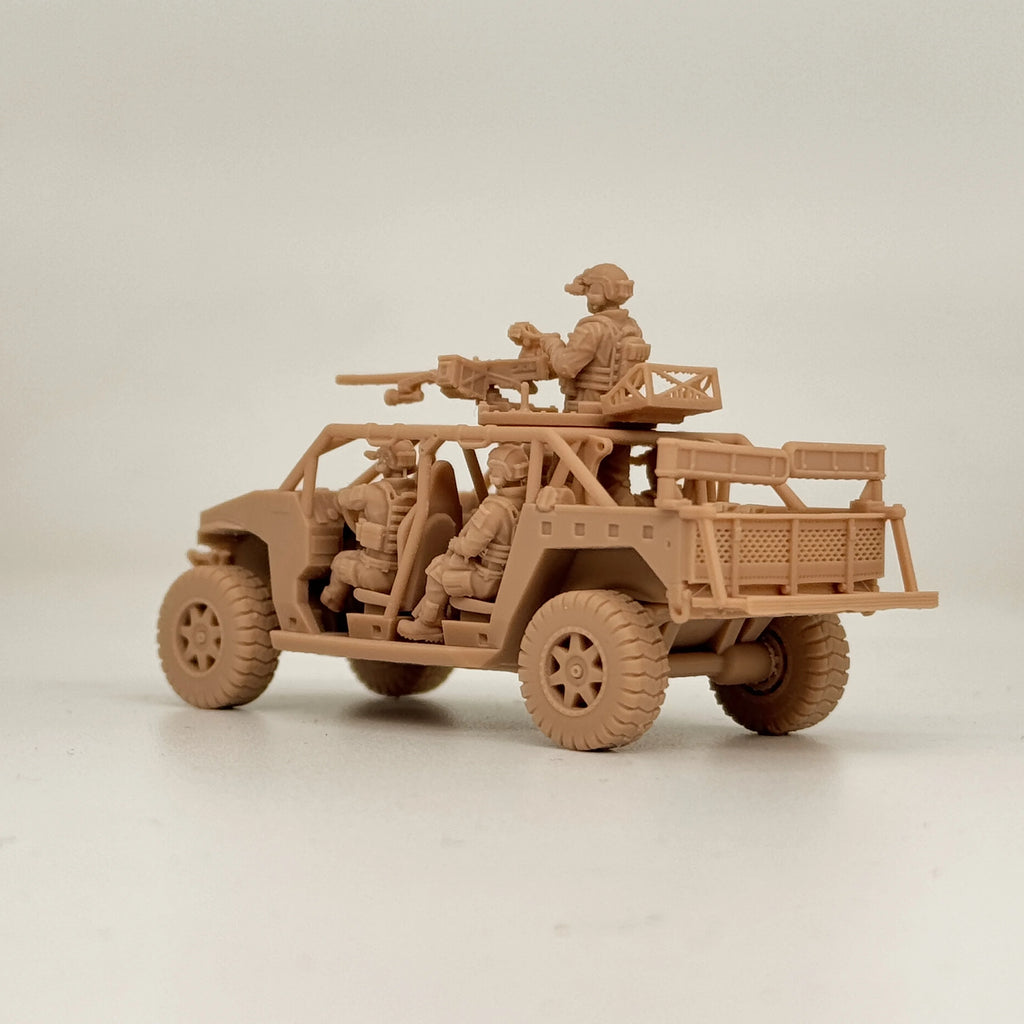 1/72 Scale DAGOR A1 Ultralight Tactical Assault Vehicle Resin Model Kit (5 Figures) - Modern Reconnaissance