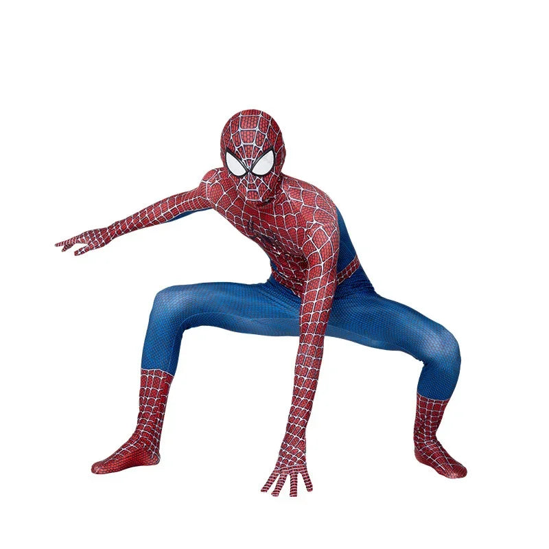 Adult Spider-Man Cosplay Costume - Jumpsuit 3D Style Spandex Superhero Zentai Suit Halloween Party