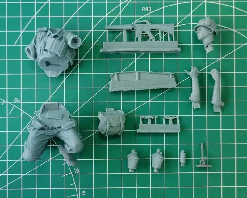 1/16 Scale Vietnam War US Army Infantry Resin Figure Model Kit - R Supply Store