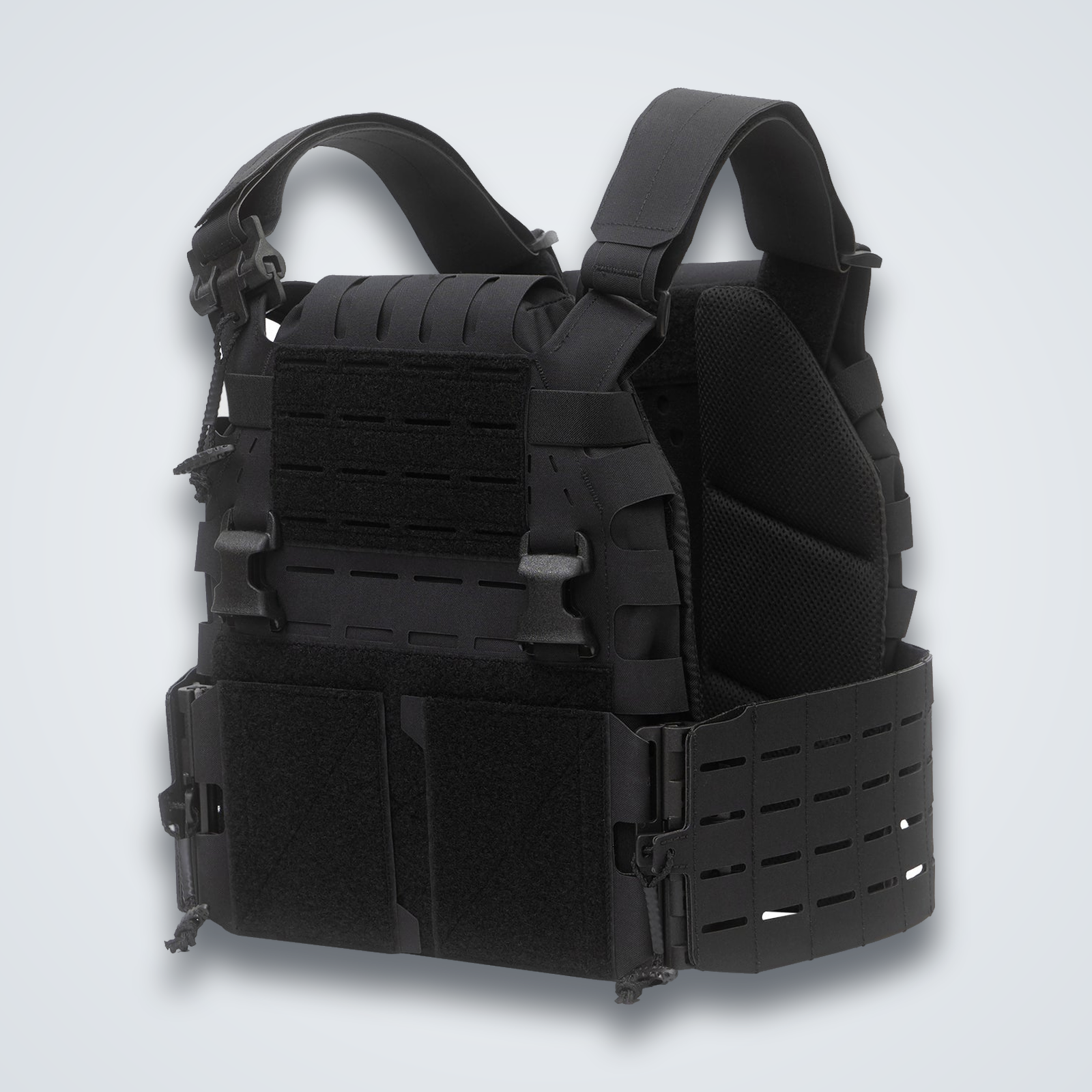 Black NIJ IIIA quick-release IOTV Gen5 tactical vest