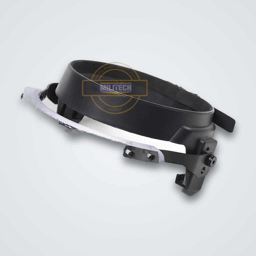 NIJ IIIA ballistic visor face shield for tactical helmets