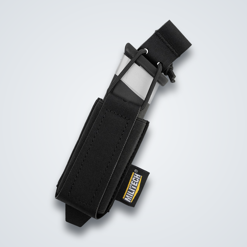 Double elastic MOLLE pistol magazine pouch