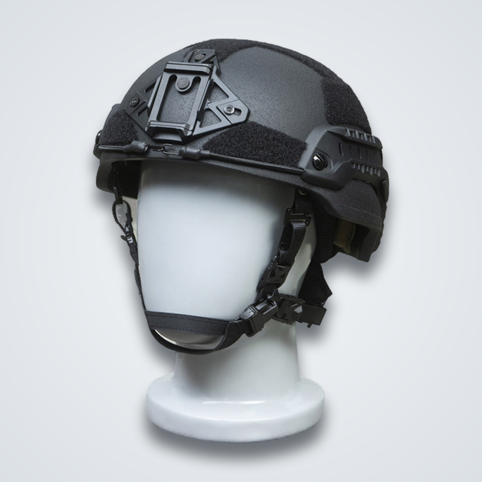 Mid cut NIJ IIIA ballistic helmet with impact liner