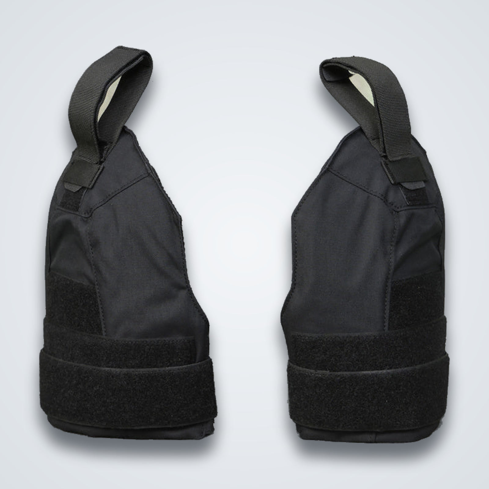 NIJ IIIA deltoid shoulder armour protectors pair, black