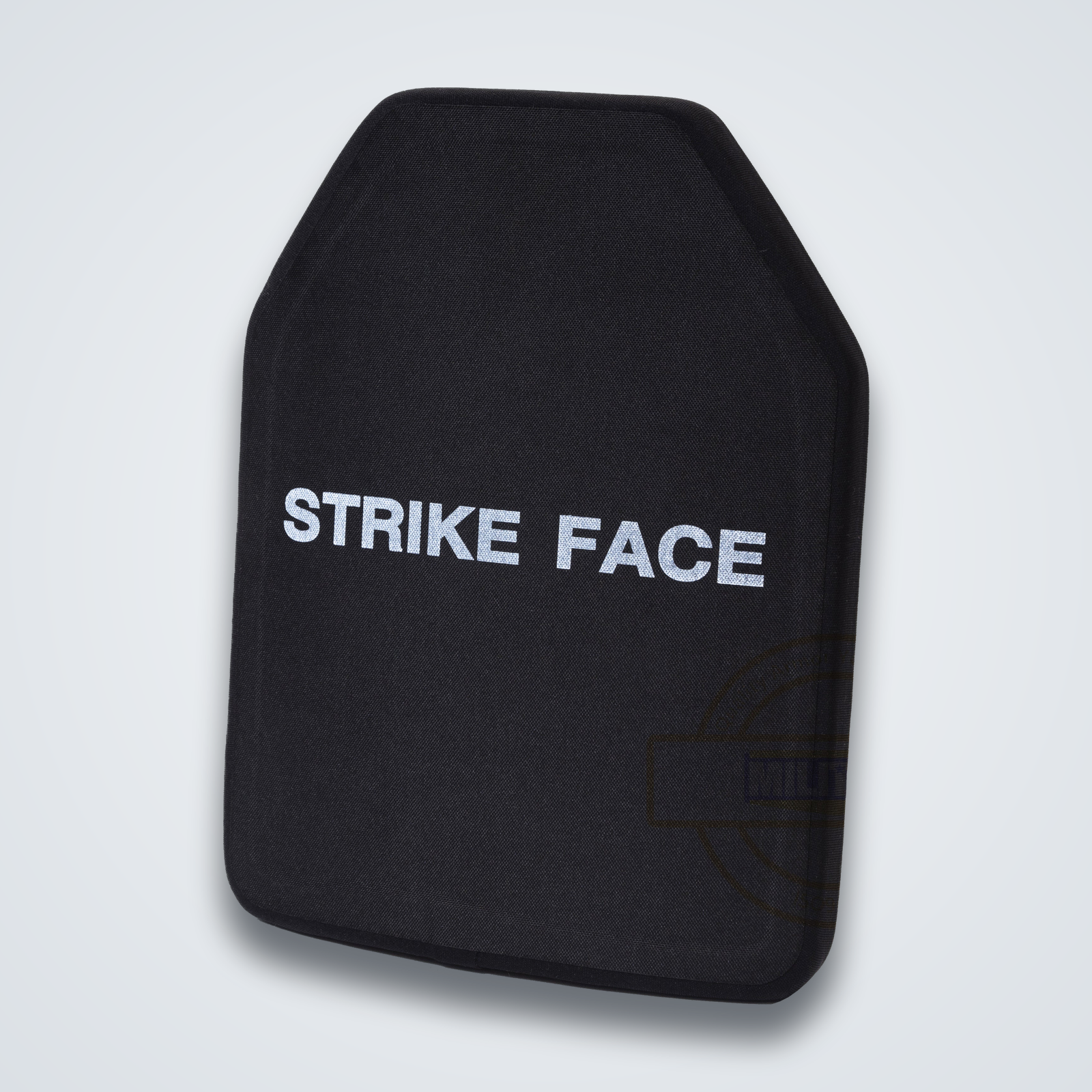 NIJ IV ESAPI hard armour plate pair, single-curve