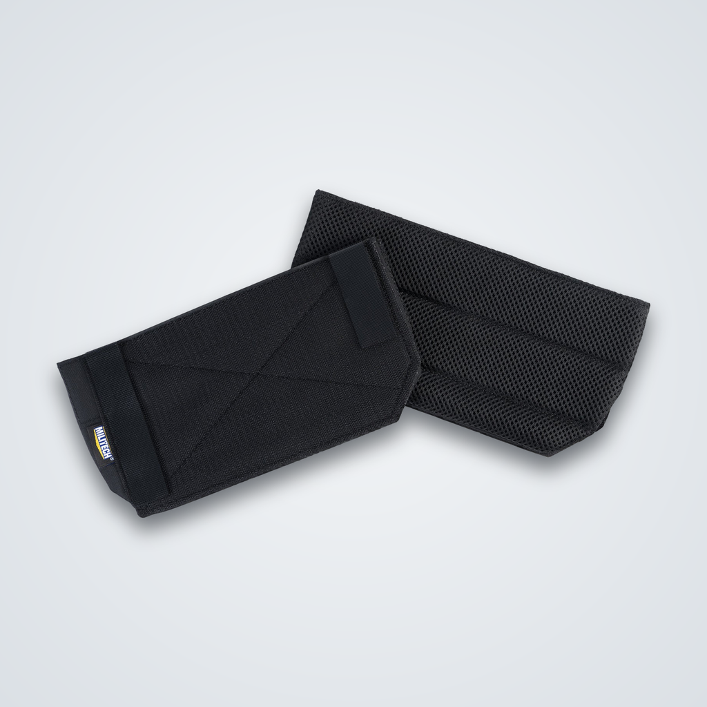 Black side bucket pouches for plate carrier cummerbund