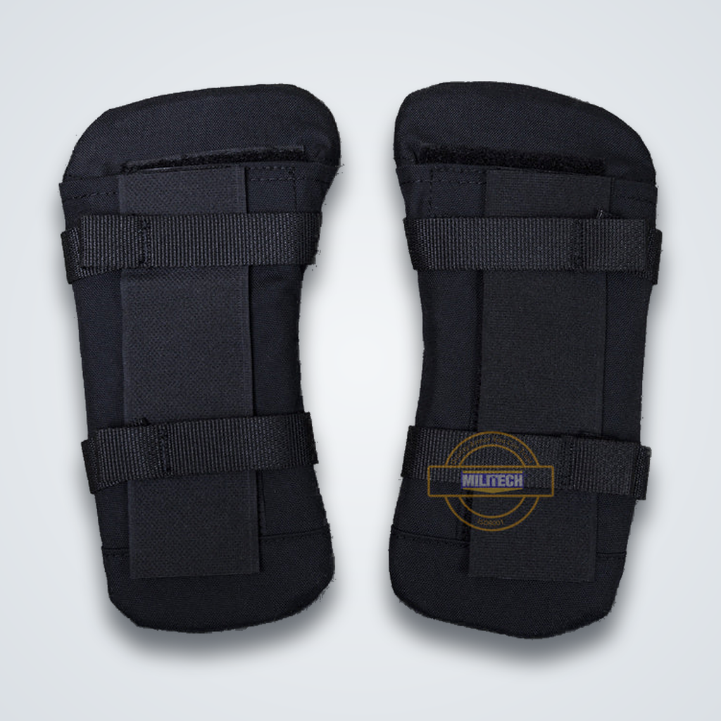 NIJ IIIA shoulder strap armour pads, large pair, black
