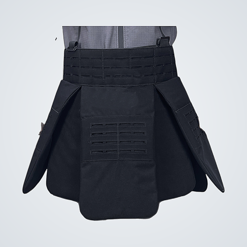 NIJ IIIA ballistic protective skirt for lower-body cover
